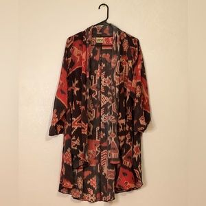 Funky kimono by Uru! Fits like a medium!